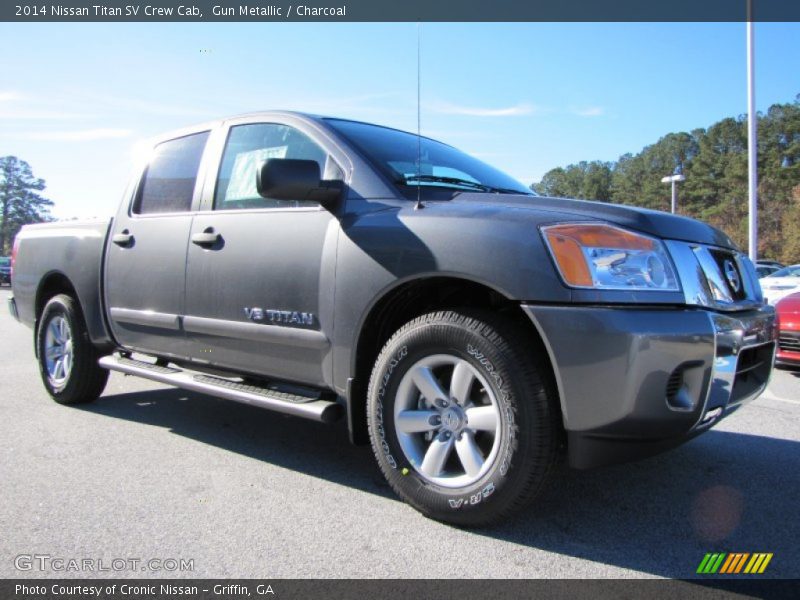 Gun Metallic / Charcoal 2014 Nissan Titan SV Crew Cab