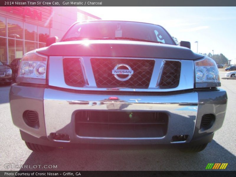 Gun Metallic / Charcoal 2014 Nissan Titan SV Crew Cab