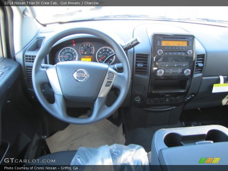 Gun Metallic / Charcoal 2014 Nissan Titan SV Crew Cab