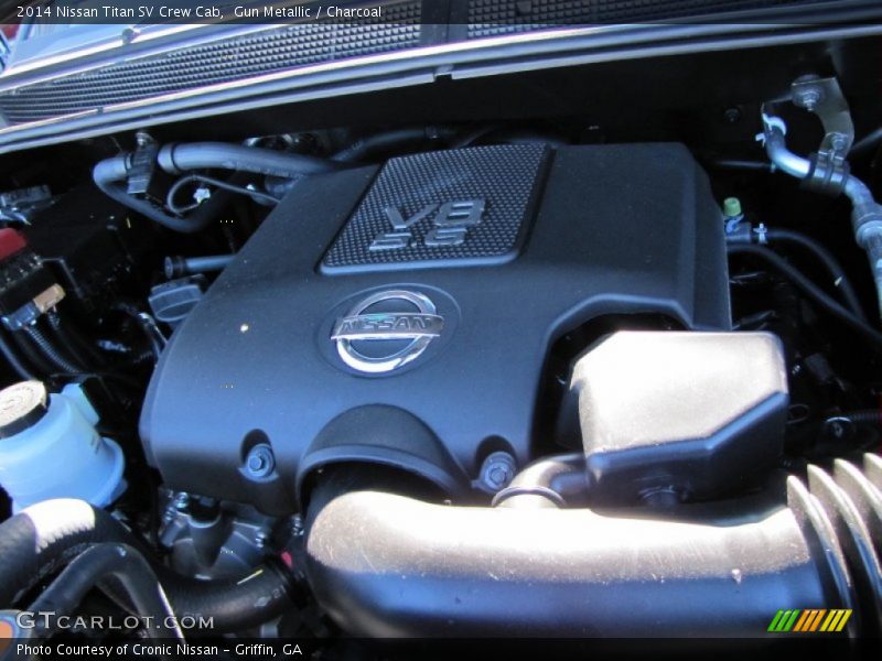 Gun Metallic / Charcoal 2014 Nissan Titan SV Crew Cab