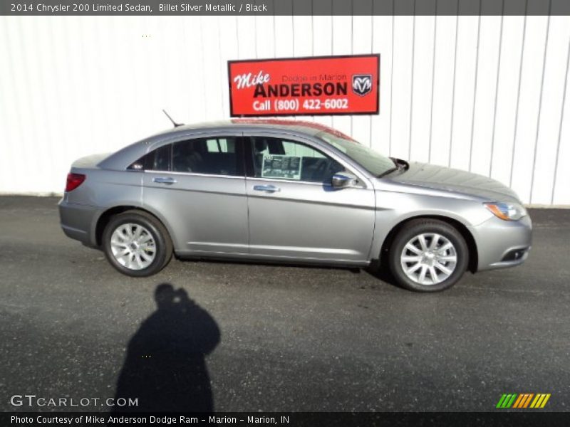 Billet Silver Metallic / Black 2014 Chrysler 200 Limited Sedan