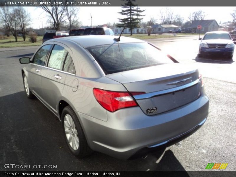 Billet Silver Metallic / Black 2014 Chrysler 200 Limited Sedan