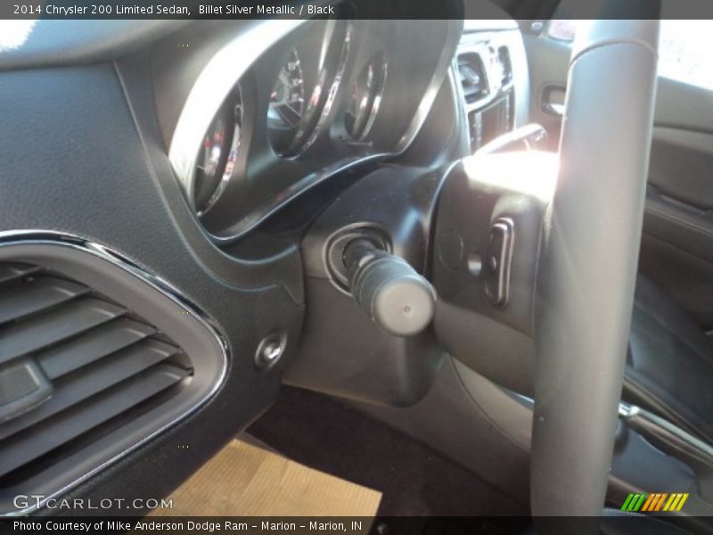 Billet Silver Metallic / Black 2014 Chrysler 200 Limited Sedan