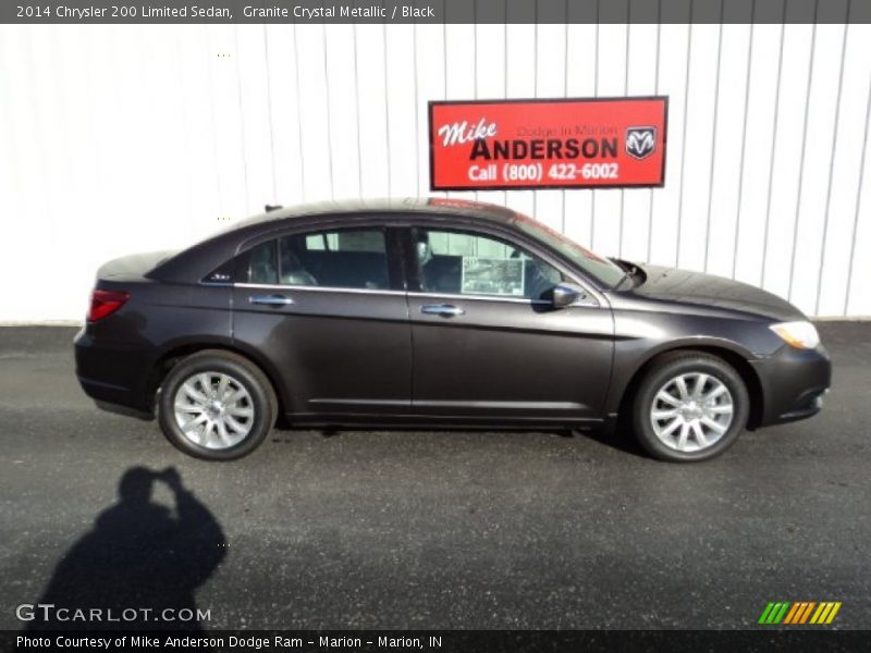 Granite Crystal Metallic / Black 2014 Chrysler 200 Limited Sedan