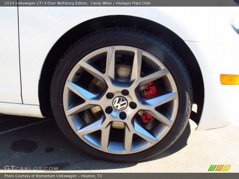 Candy White / Intelagos Plaid Cloth 2014 Volkswagen GTI 4 Door Wolfsburg Edition