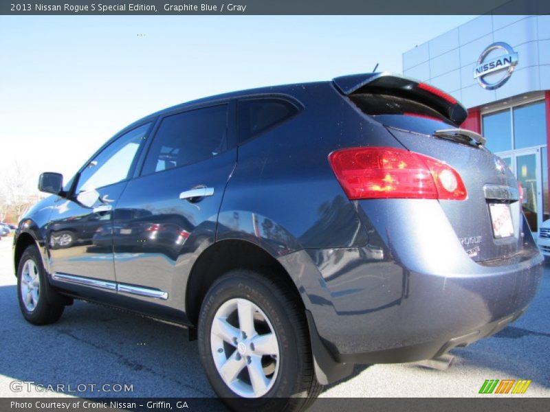 Graphite Blue / Gray 2013 Nissan Rogue S Special Edition