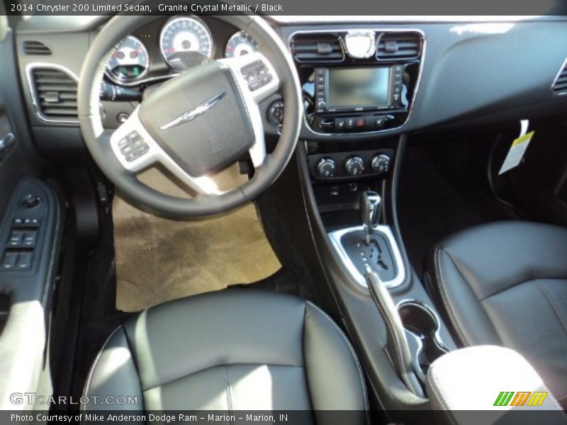 Granite Crystal Metallic / Black 2014 Chrysler 200 Limited Sedan