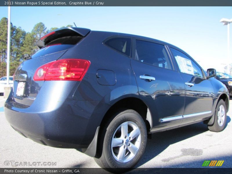 Graphite Blue / Gray 2013 Nissan Rogue S Special Edition