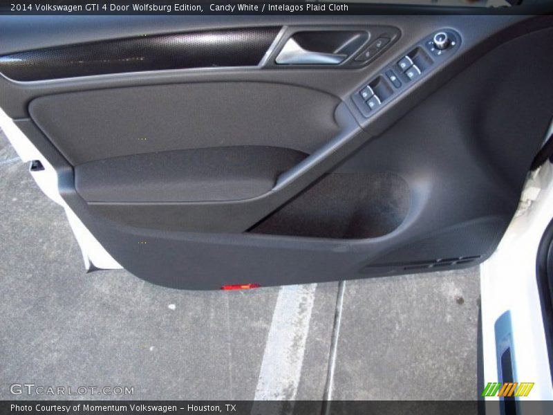 Candy White / Intelagos Plaid Cloth 2014 Volkswagen GTI 4 Door Wolfsburg Edition