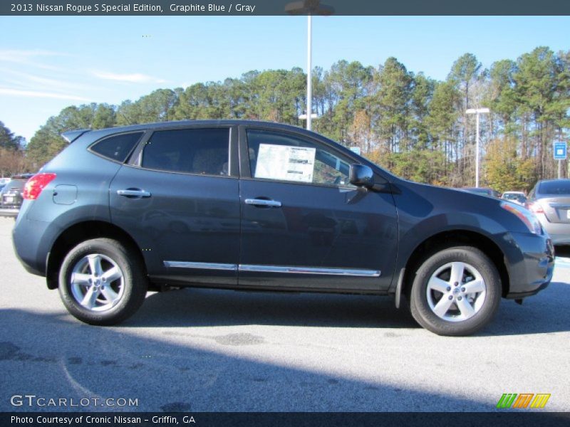 Graphite Blue / Gray 2013 Nissan Rogue S Special Edition