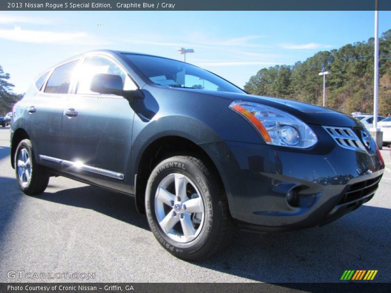 Graphite Blue / Gray 2013 Nissan Rogue S Special Edition