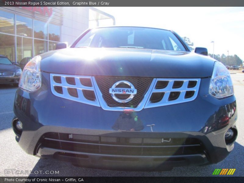 Graphite Blue / Gray 2013 Nissan Rogue S Special Edition