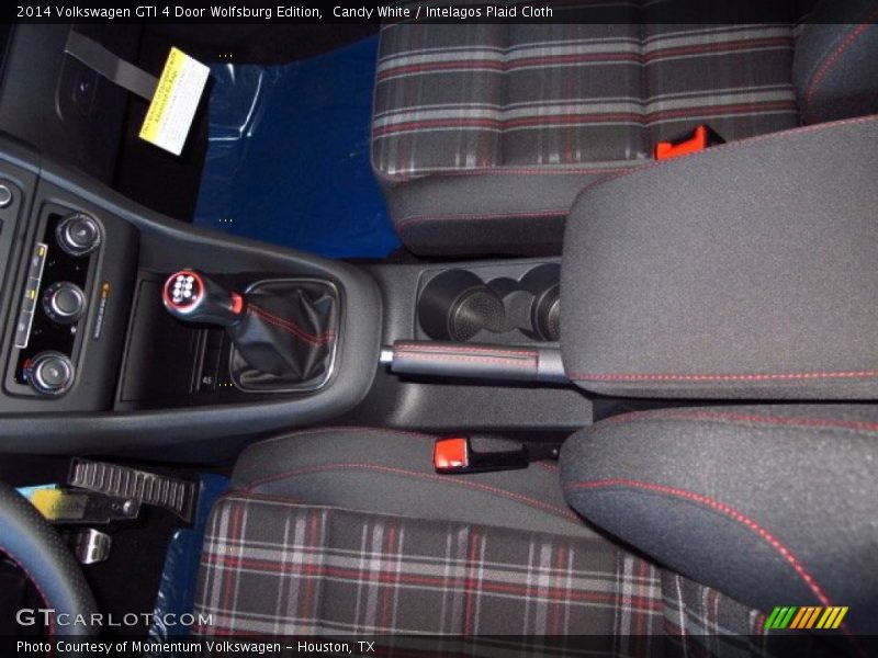 Candy White / Intelagos Plaid Cloth 2014 Volkswagen GTI 4 Door Wolfsburg Edition