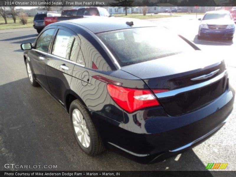 True Blue Pearl / Black 2014 Chrysler 200 Limited Sedan