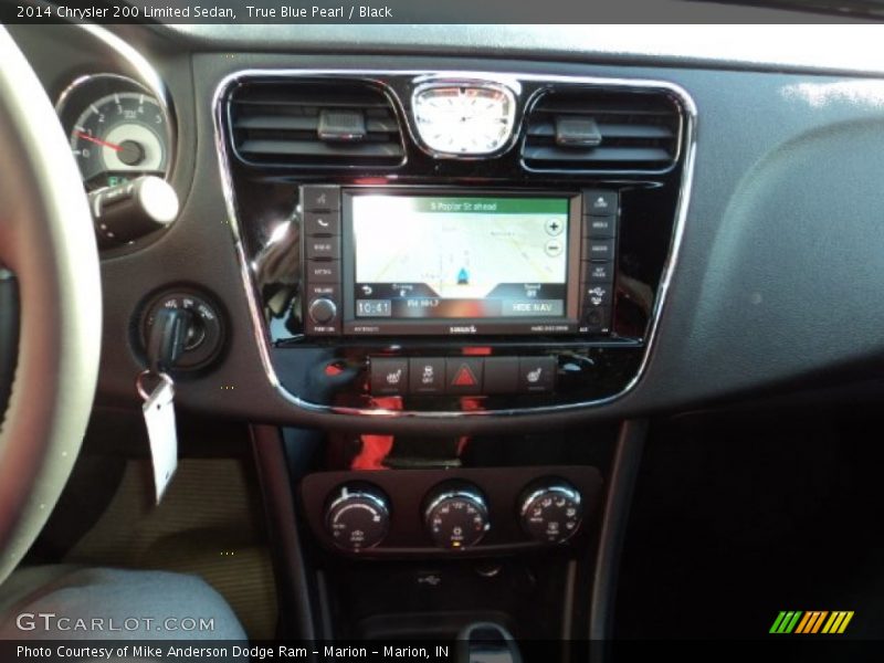 True Blue Pearl / Black 2014 Chrysler 200 Limited Sedan