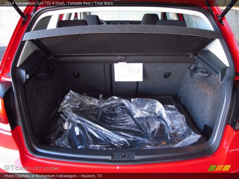 Tornado Red / Titan Black 2014 Volkswagen Golf TDI 4 Door