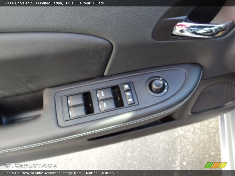 True Blue Pearl / Black 2014 Chrysler 200 Limited Sedan