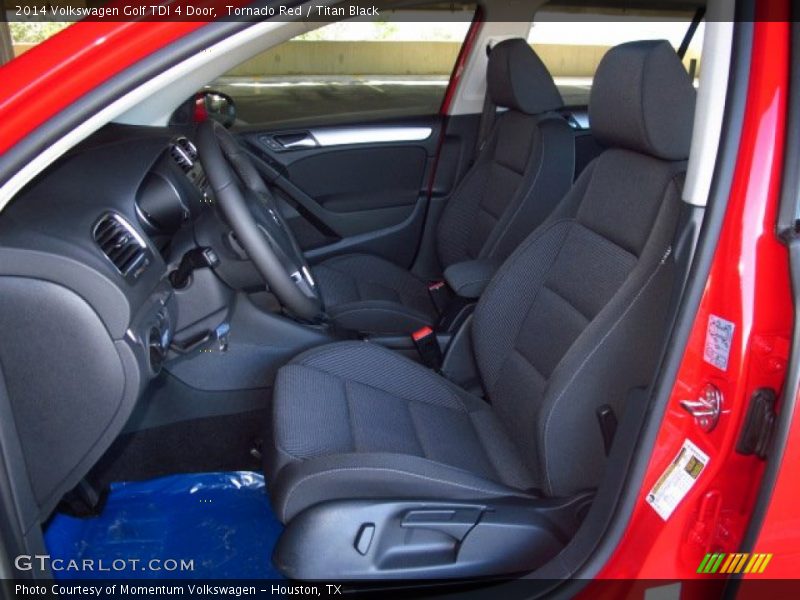Tornado Red / Titan Black 2014 Volkswagen Golf TDI 4 Door