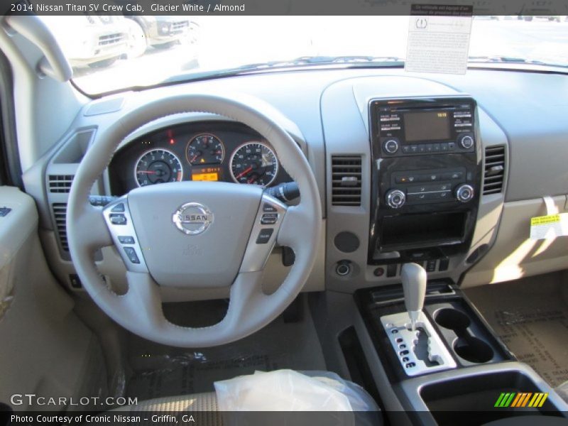 Glacier White / Almond 2014 Nissan Titan SV Crew Cab