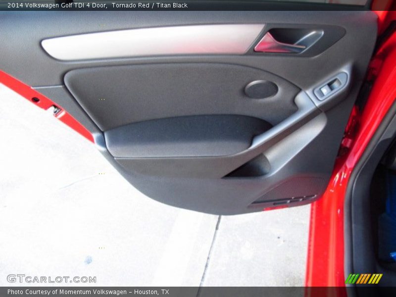 Tornado Red / Titan Black 2014 Volkswagen Golf TDI 4 Door