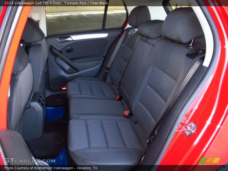 Tornado Red / Titan Black 2014 Volkswagen Golf TDI 4 Door