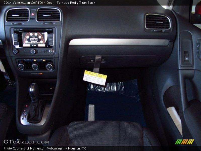 Tornado Red / Titan Black 2014 Volkswagen Golf TDI 4 Door