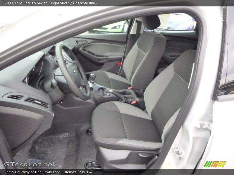 Ingot Silver / Charcoal Black 2014 Ford Focus S Sedan