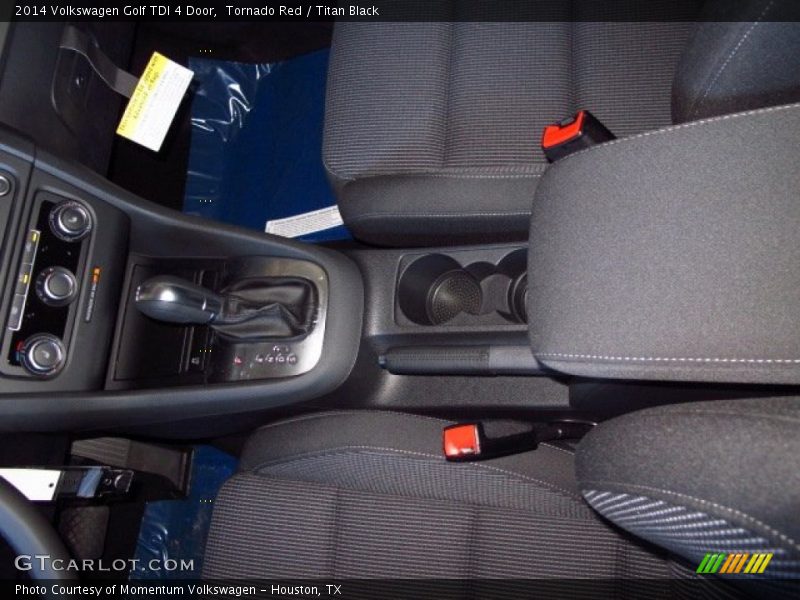Tornado Red / Titan Black 2014 Volkswagen Golf TDI 4 Door