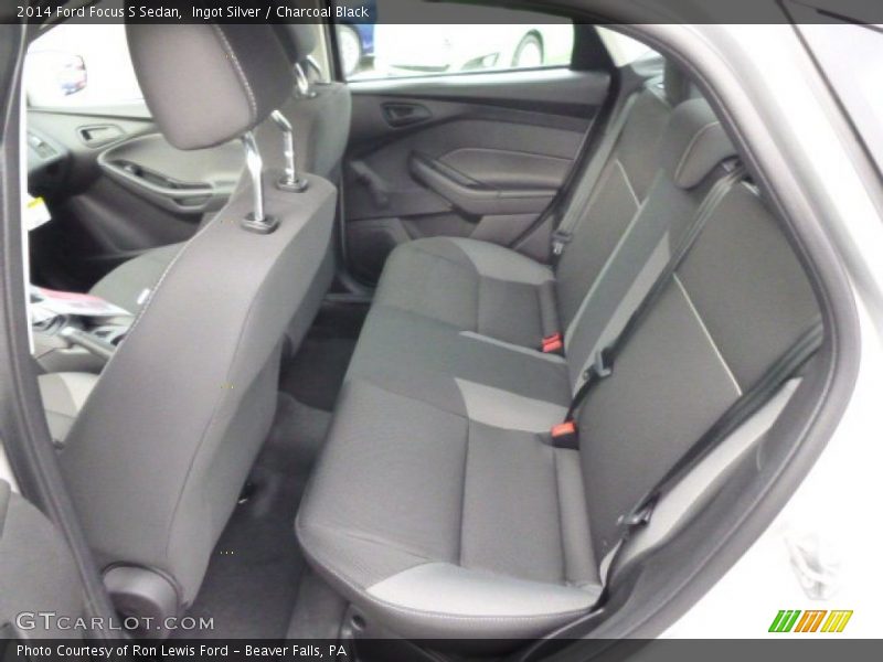 Ingot Silver / Charcoal Black 2014 Ford Focus S Sedan