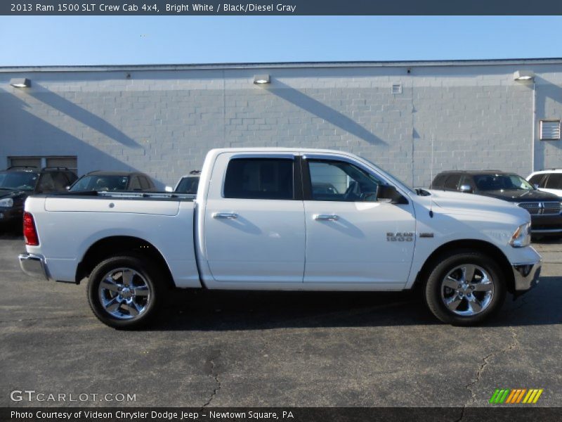 Bright White / Black/Diesel Gray 2013 Ram 1500 SLT Crew Cab 4x4