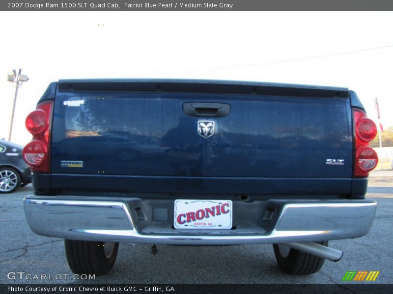 Patriot Blue Pearl / Medium Slate Gray 2007 Dodge Ram 1500 SLT Quad Cab