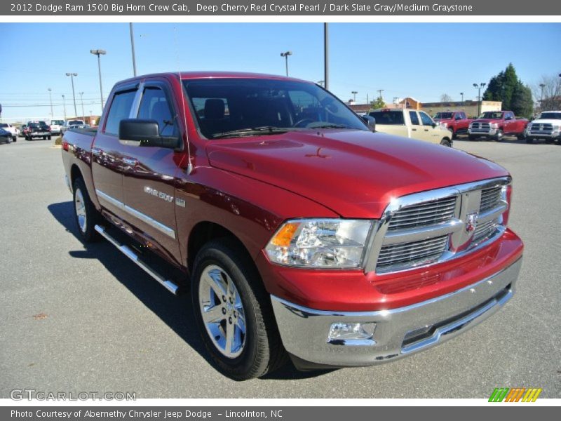 Deep Cherry Red Crystal Pearl / Dark Slate Gray/Medium Graystone 2012 Dodge Ram 1500 Big Horn Crew Cab