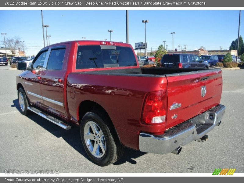 Deep Cherry Red Crystal Pearl / Dark Slate Gray/Medium Graystone 2012 Dodge Ram 1500 Big Horn Crew Cab