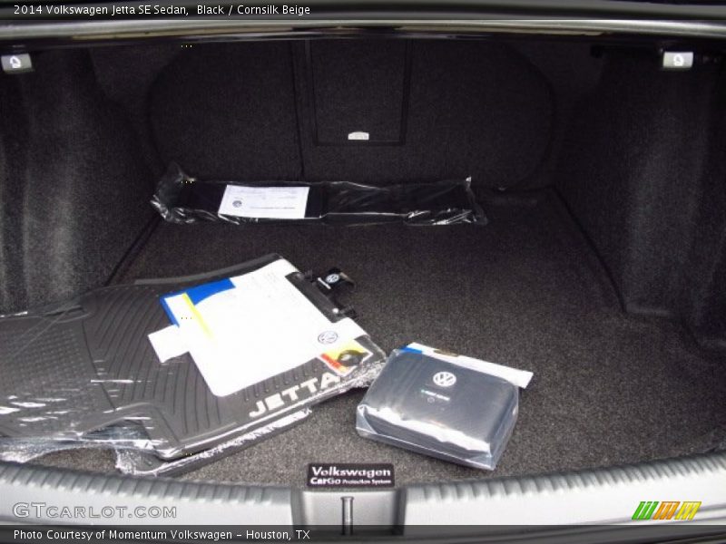 Black / Cornsilk Beige 2014 Volkswagen Jetta SE Sedan