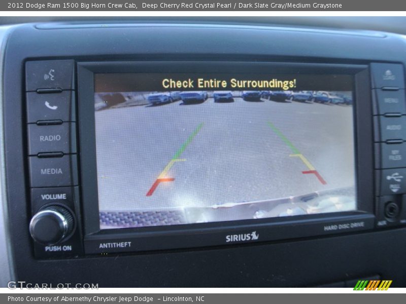 Deep Cherry Red Crystal Pearl / Dark Slate Gray/Medium Graystone 2012 Dodge Ram 1500 Big Horn Crew Cab