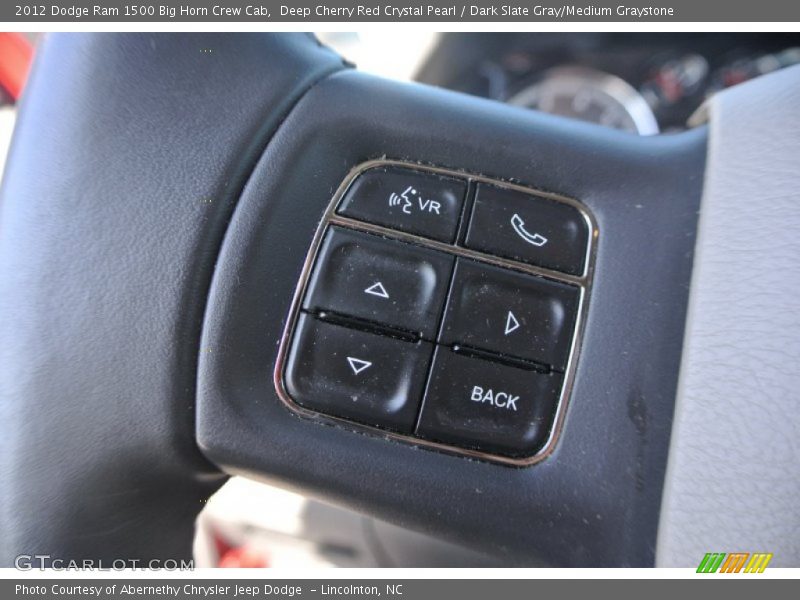 Deep Cherry Red Crystal Pearl / Dark Slate Gray/Medium Graystone 2012 Dodge Ram 1500 Big Horn Crew Cab
