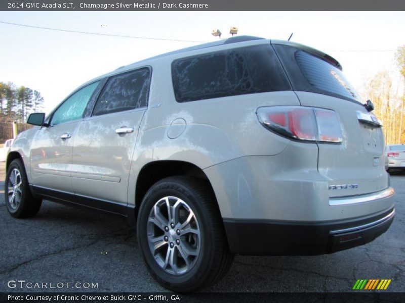Champagne Silver Metallic / Dark Cashmere 2014 GMC Acadia SLT