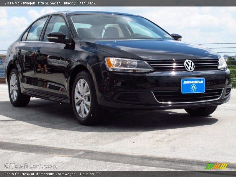 Black / Titan Black 2014 Volkswagen Jetta SE Sedan