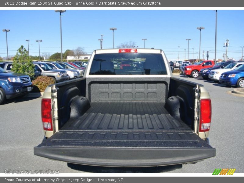 White Gold / Dark Slate Gray/Medium Graystone 2011 Dodge Ram 1500 ST Quad Cab