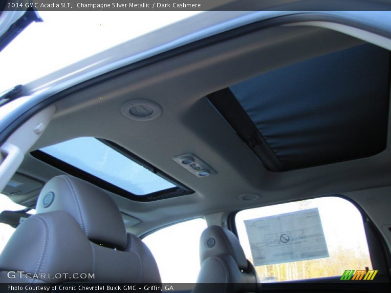 Champagne Silver Metallic / Dark Cashmere 2014 GMC Acadia SLT