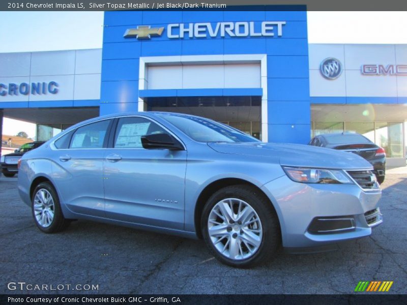 Silver Topaz Metallic / Jet Black/Dark Titanium 2014 Chevrolet Impala LS