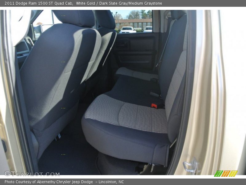 White Gold / Dark Slate Gray/Medium Graystone 2011 Dodge Ram 1500 ST Quad Cab