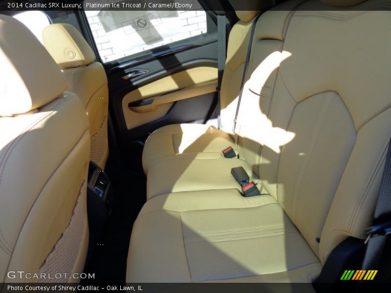 Platinum Ice Tricoat / Caramel/Ebony 2014 Cadillac SRX Luxury