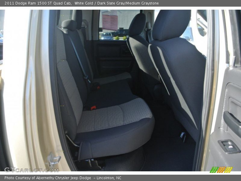 White Gold / Dark Slate Gray/Medium Graystone 2011 Dodge Ram 1500 ST Quad Cab