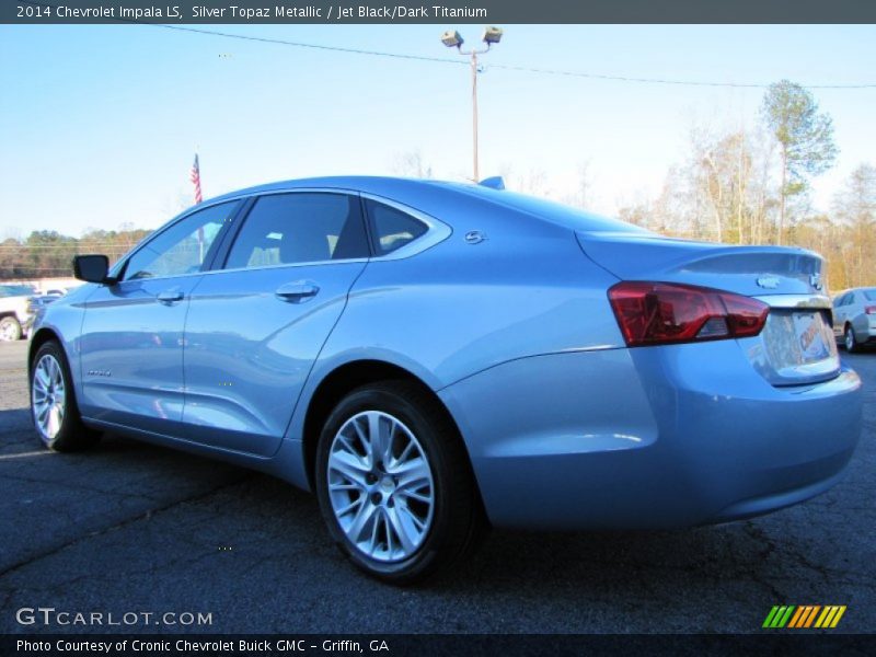 Silver Topaz Metallic / Jet Black/Dark Titanium 2014 Chevrolet Impala LS