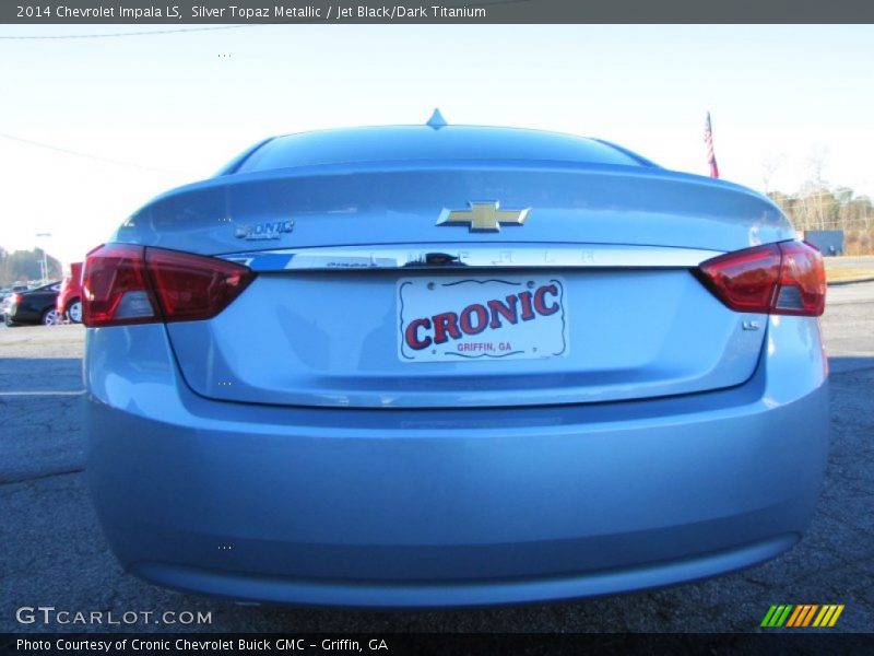 Silver Topaz Metallic / Jet Black/Dark Titanium 2014 Chevrolet Impala LS