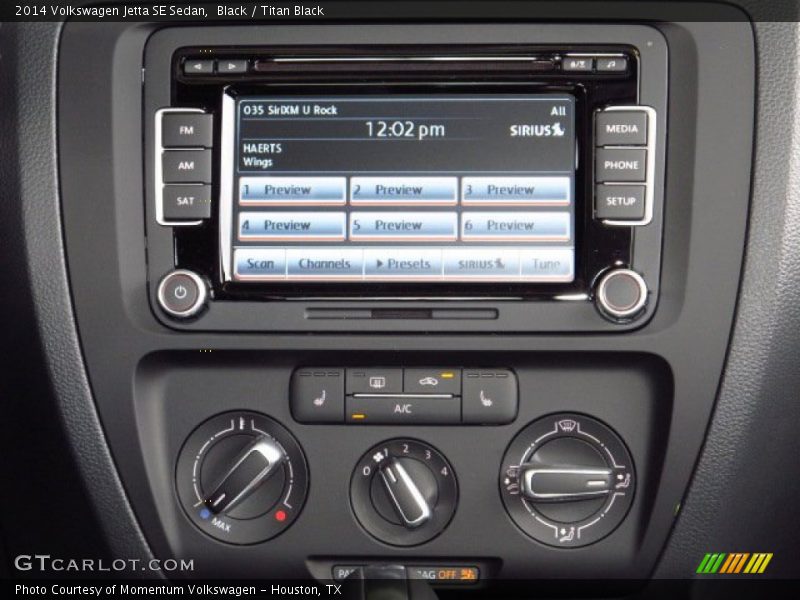 Black / Titan Black 2014 Volkswagen Jetta SE Sedan