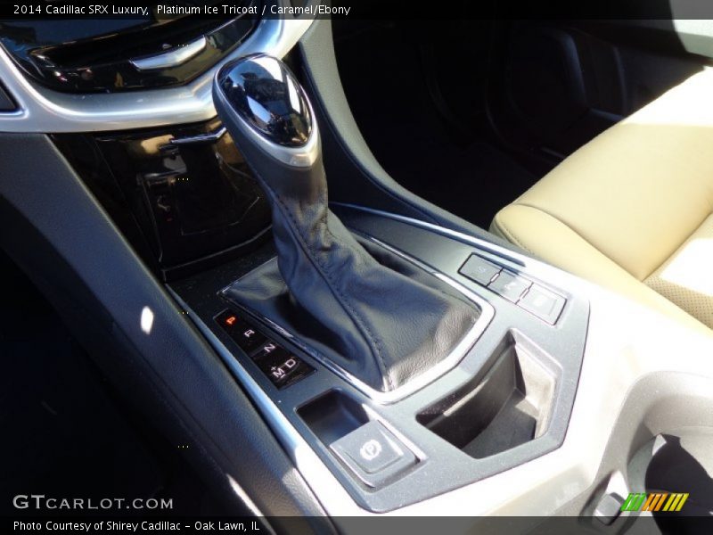 Platinum Ice Tricoat / Caramel/Ebony 2014 Cadillac SRX Luxury