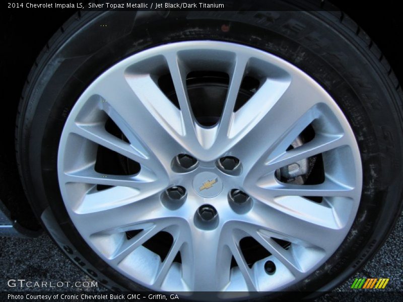 Silver Topaz Metallic / Jet Black/Dark Titanium 2014 Chevrolet Impala LS