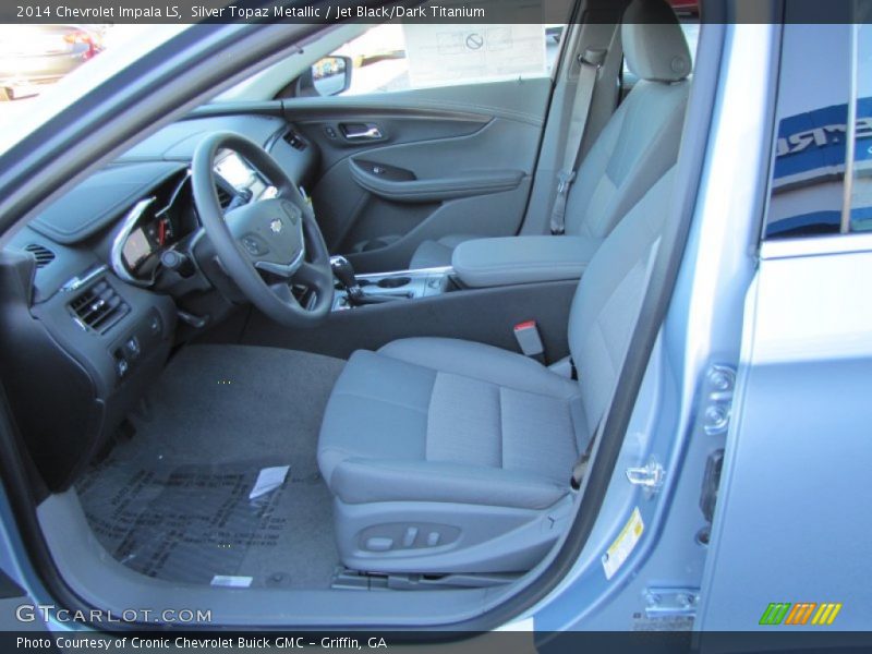 Silver Topaz Metallic / Jet Black/Dark Titanium 2014 Chevrolet Impala LS